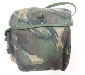 British army surplus DPM camouflage gas mask respirator bag