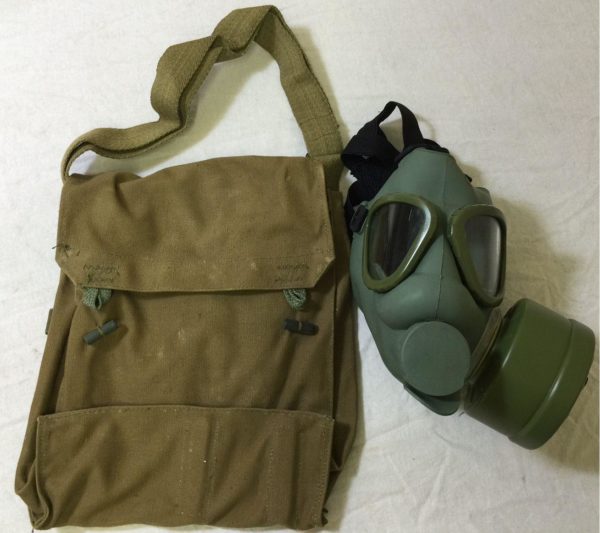 Finnish (m9 style) GAS MASK, FILTER & BAG -new/unissued