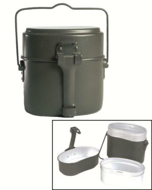 German army ( repro) 3 piece mess set canteen bushcraft field