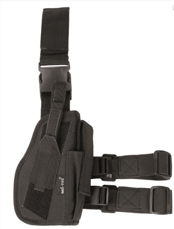 Drop leg pistol holster from MIL-TEC, R-leg, 3 colours