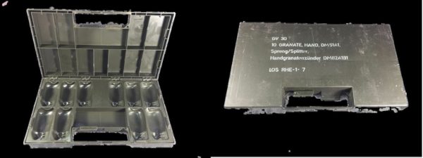 German army surplus grenade case storage box