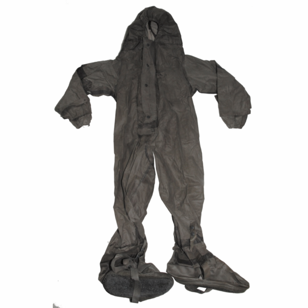 German Army surplus one piece heavy duty NBC / haz mat rubber suit