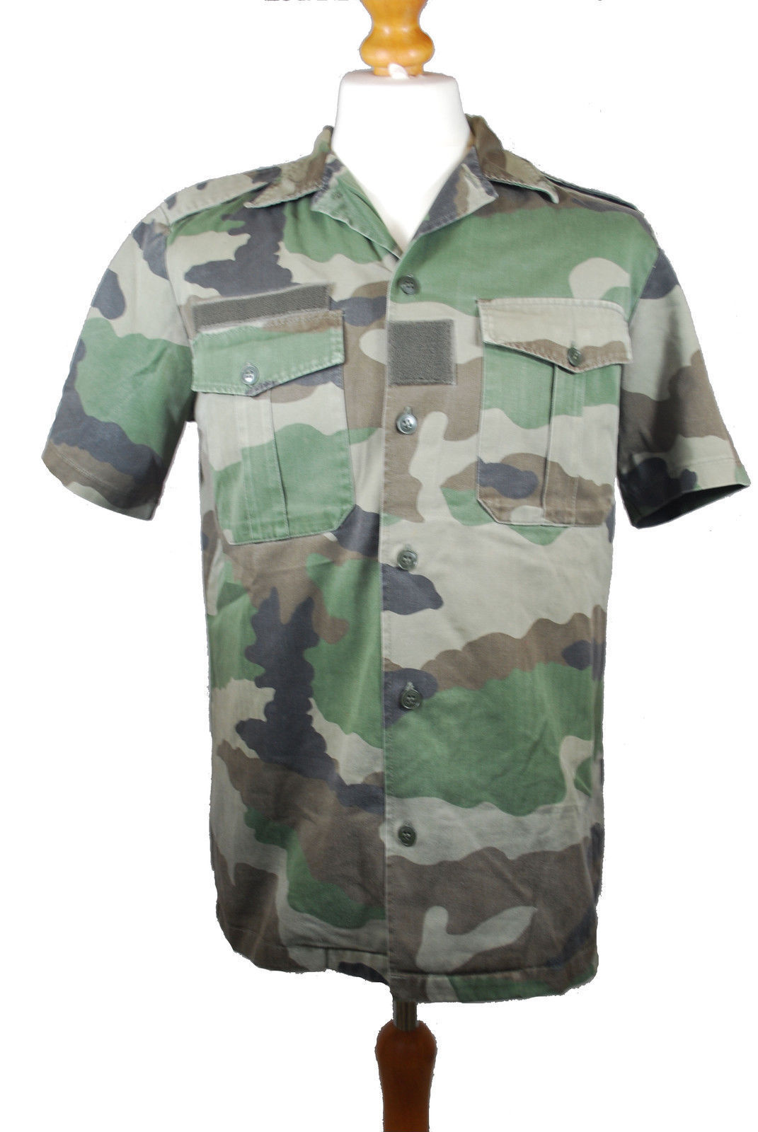 Army surplus woodland camouflage short sleeved shirt - Surplus & Lost