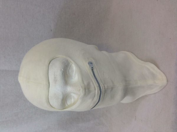 Italian army surplus white winter balaclava snow face mask