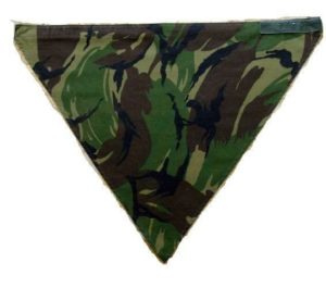 Dutch army surplus DPM camouflage neckerchief bandana scarf
