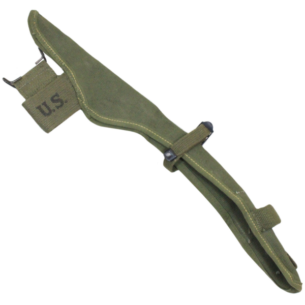 Genuine US M1910 Pick Mattock Carrier Holder WW2 American Case Webbing Army