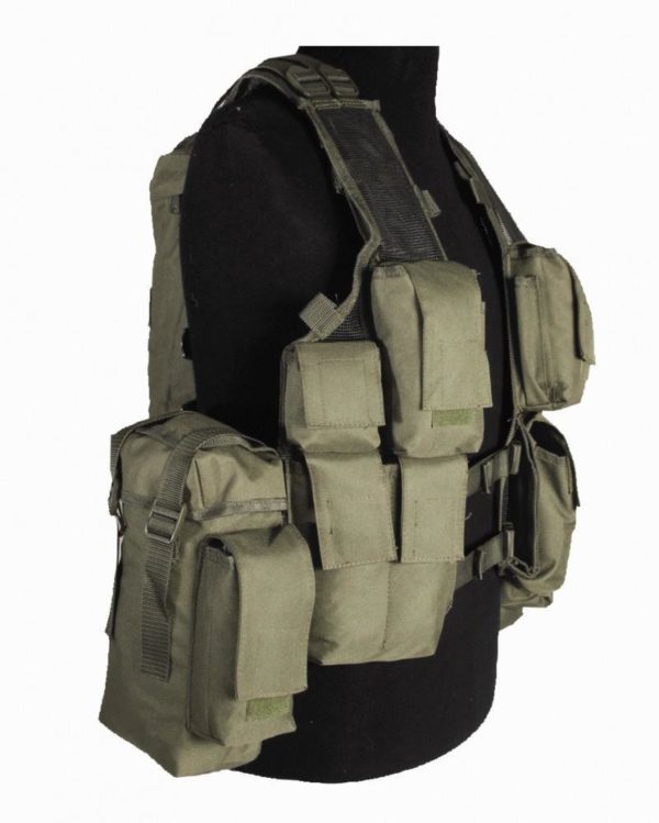 Tactical Assault Vest, * 12 POCKETS, BLACK or OLIVE