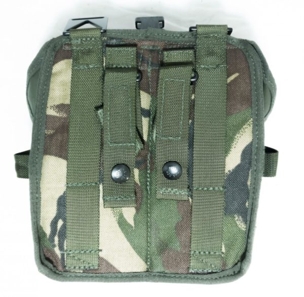 2 x British army surplus DPM camouflage double ammo / utility pouch - Image 3