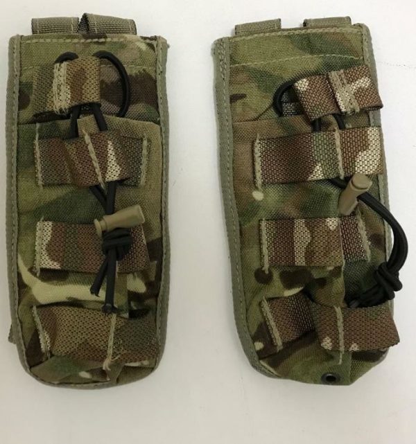 2 x British army surplus MTP single mag pouch G1 Osprey - Elastic