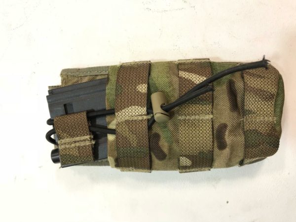 2 x British army surplus MTP single mag pouch G1 Osprey - Elastic - Image 3