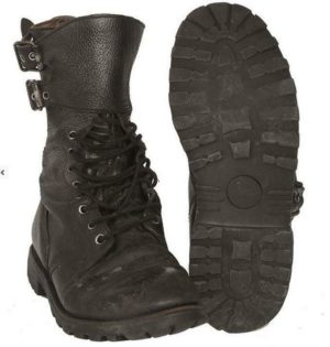 French army surplus leather RANGER assault combat boots