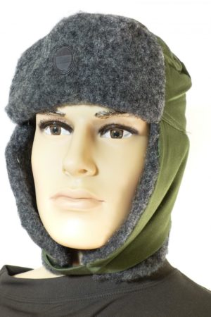 Hungarian Army Surplus With Fold Down Ear Covers Olive Winter Warm GRADE 1