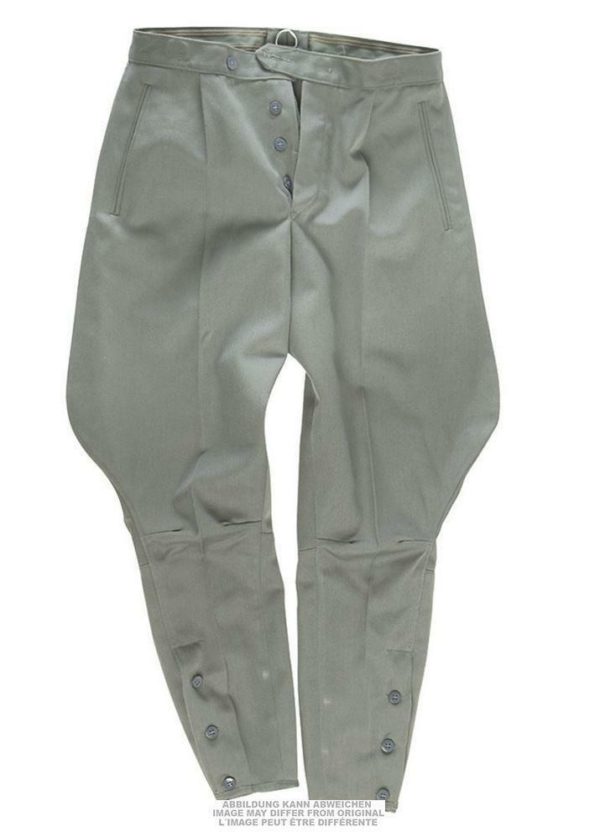 East German Army Surplus Grey Breeches Trousers UNISSUED