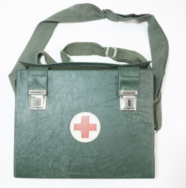 East European army surplus medical field first aid kit and contents - UNISSUED