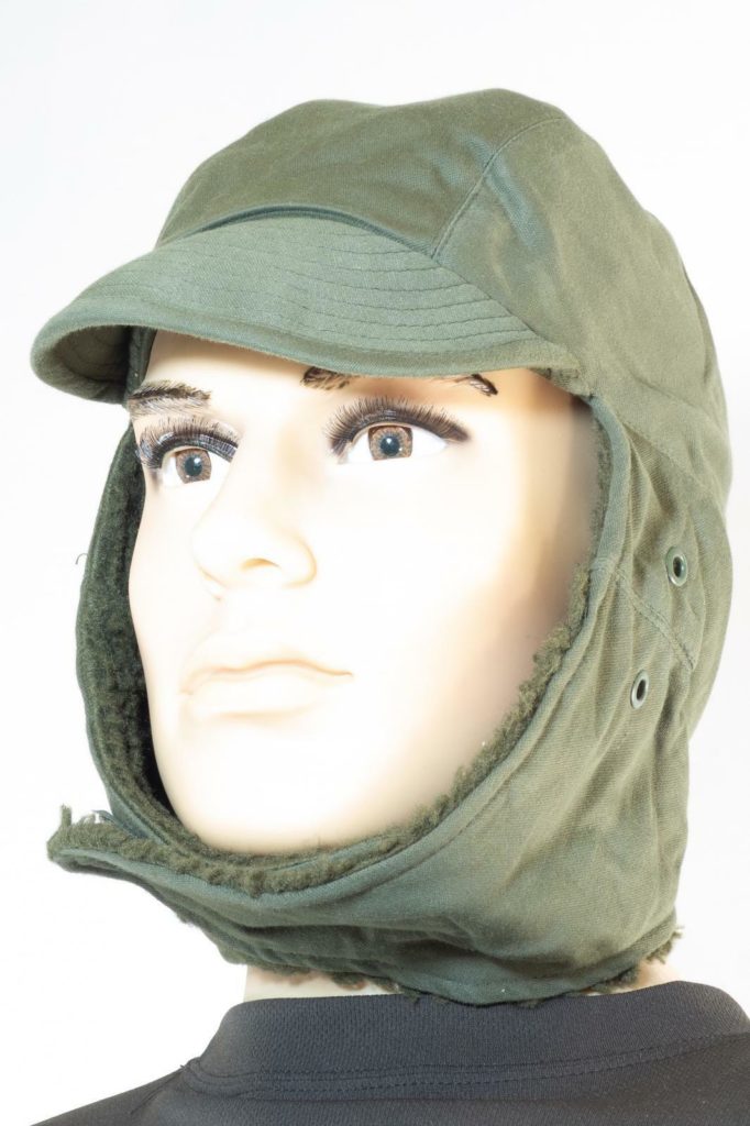 French army surplus cold weather winter hat neck ear covers peak ...