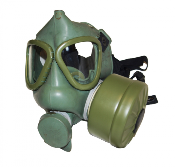 Military army surplus Yugoslavian M1 gas mask  and filter - Image 2