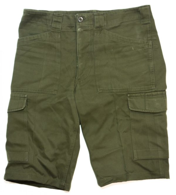 Austrian Army Surplus Military Shorts Olive Green Grade 1