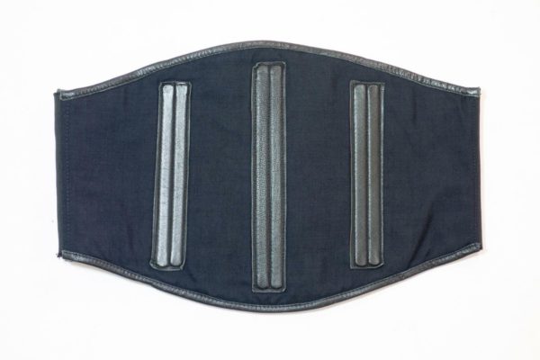 German army surplus vintage leather motorcycle kidney belt
