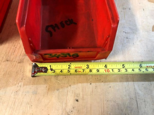 Set of 5 x small plastic storage component parts bins - Image 2
