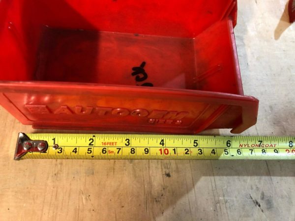 Set of 5 x small plastic storage component parts bins - Image 3