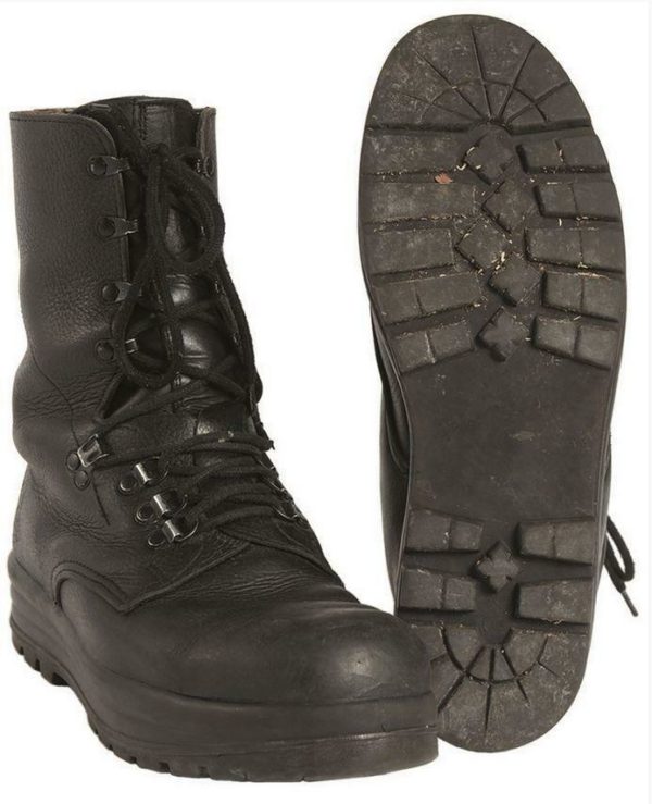 Original Swiss army surplus combat assault leather boots Surplus Lost