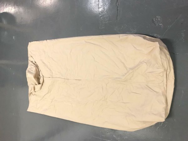 British army surplus sand colour cotton sleeping bag liner - UNISSUED