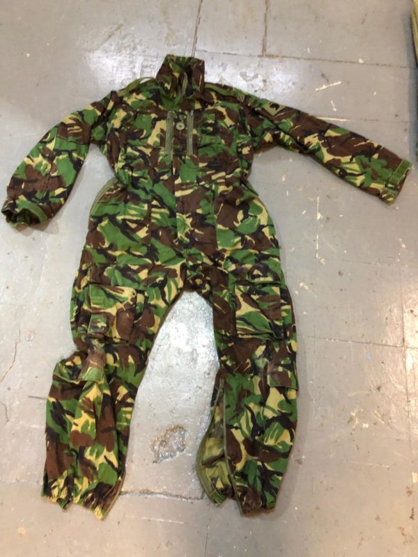 British army surplus A.F.V D.P.M camouflaged coverall ( training? )