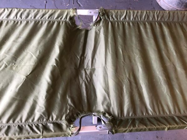 British army surpluis folding cot bed - spares/repair - Image 2
