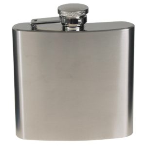 Stainless Steel Hip Flask Chrome