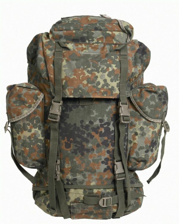 Original German army surplus 65 litre backpack