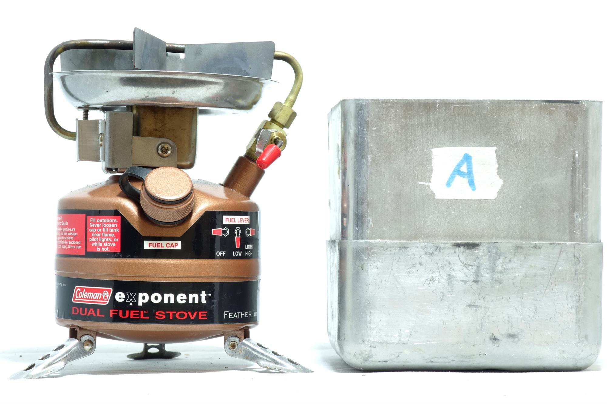 Coleman Dual Fuel Exponent Feather 442 Camping Portable Stove ...
