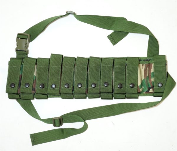 British army surplus DPM camo 40mm grenade bandolier