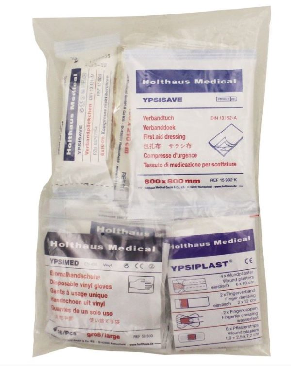 British Army Surplus First Aid Molle Pouch with Kit Contents 27 Pieces - Image 3