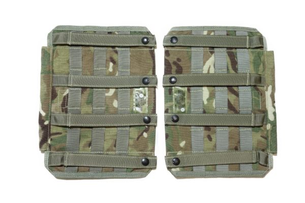 Pair British Army Surplus Osprey MTP Side Plate Panels Pouch Molle MKIV