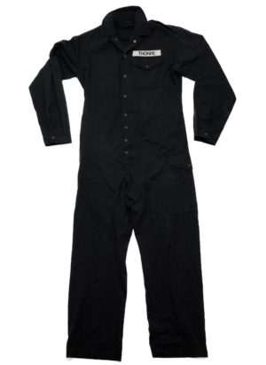 British army military surplus black coveralls overalls