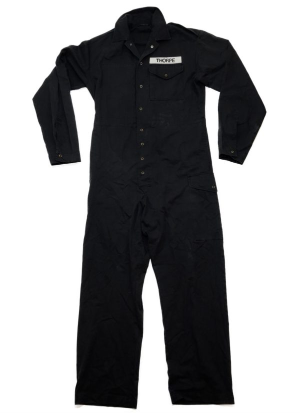 British army military surplus black coveralls overalls