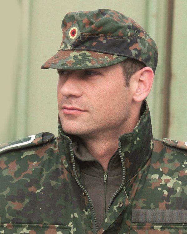 Original German army flecktarn camo cap available in a range of sizes - Image 2