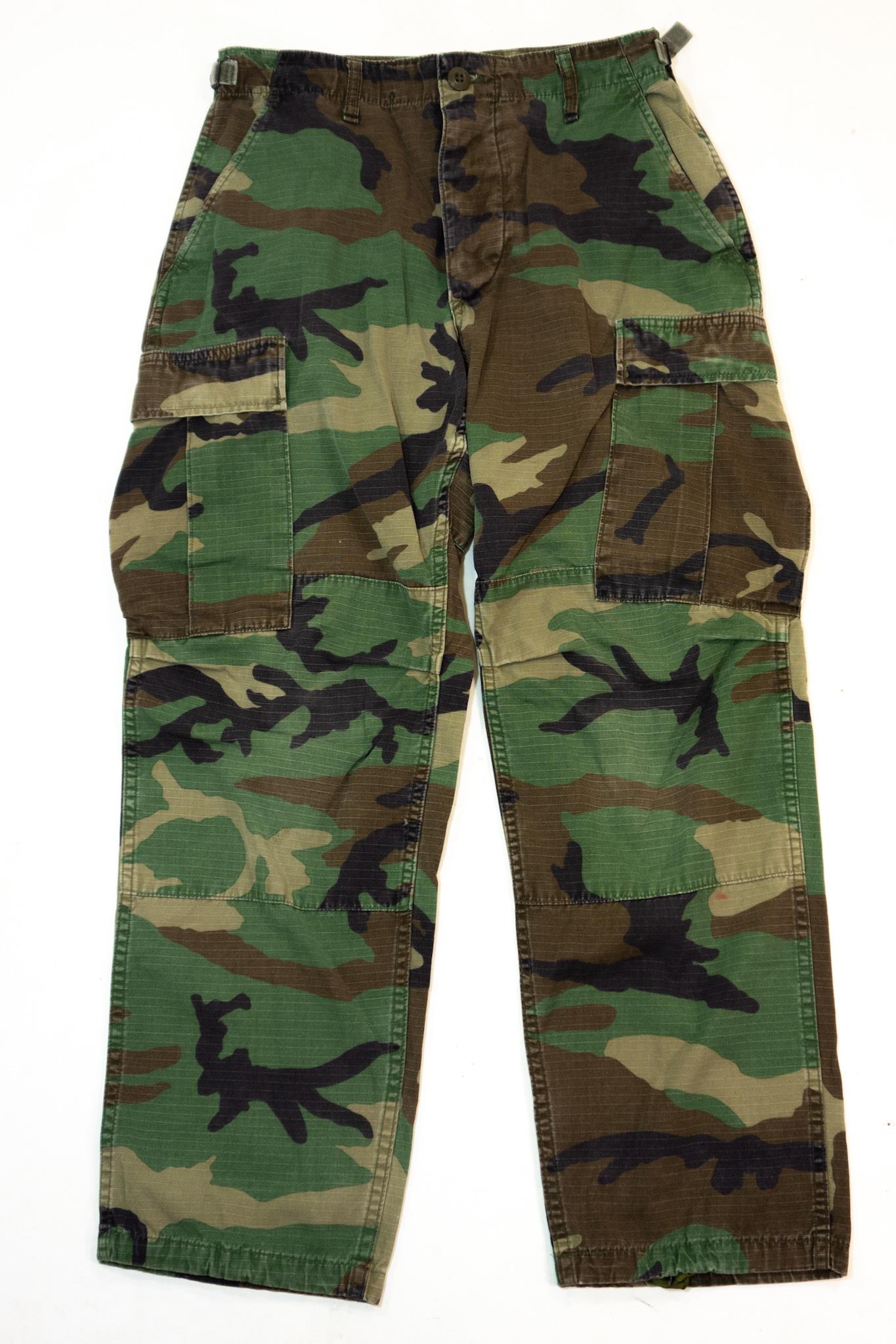 ORIGINAL US army surplus M81 woodland camouflage BDU combat trousers ...