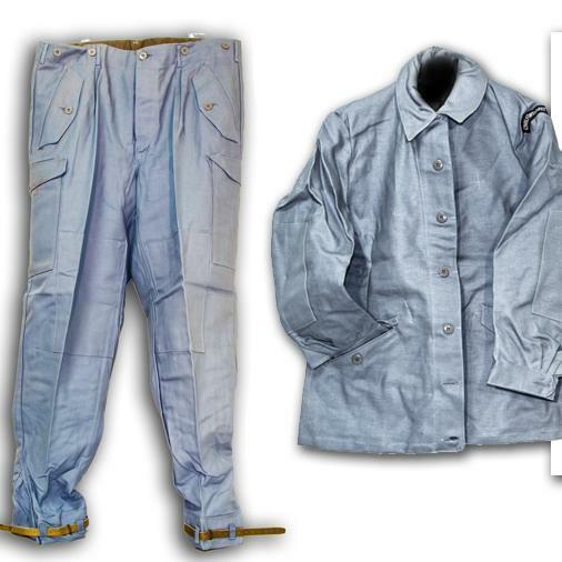 Swedish military / civil defence surplus vintage 2 piece trouser jacket set