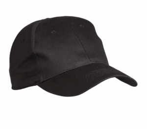 MIL-TEC Black  adjustable baseball cap peak paintball combat