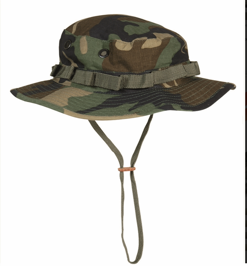 British Multitarn Camo Rip Stop Boonie Hat with Neck Flap Army Bush Cap Sun