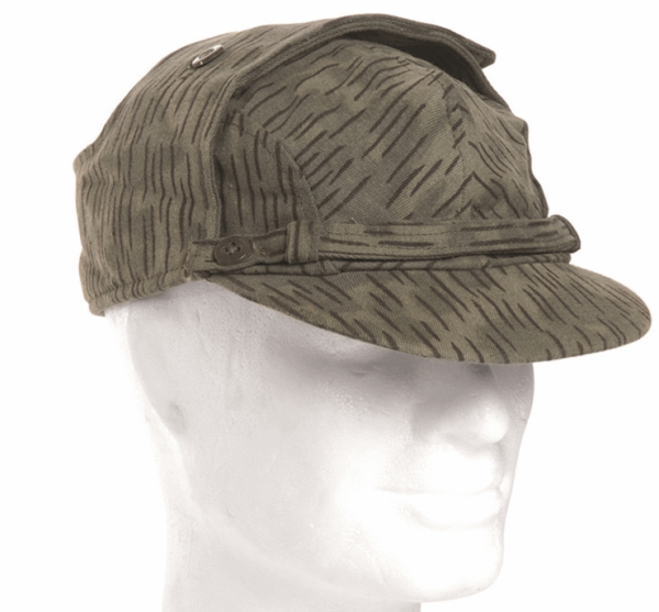 Czech army surplus M60 striped  field cap with neck cover