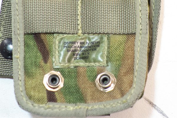 2 x Original British army surplus osprey SHARP SHOOTER pouch - Image 2