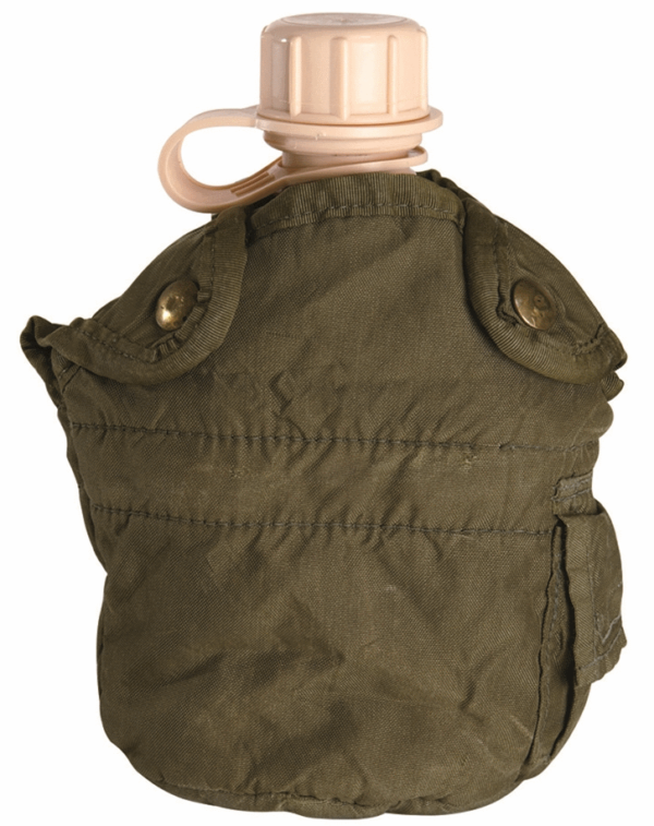 Original US army surplus 1 quart canteen plus pouch