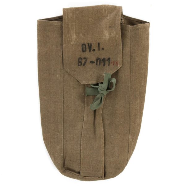 Vintage Czech army surplus cotton canvas bread  / storage bag