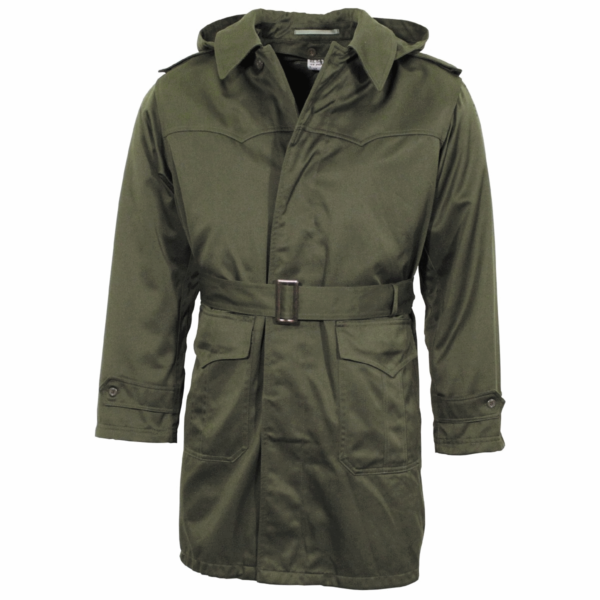 Serbian army military surplus olive green lined parka