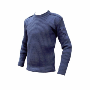 British RAF army  surplus blue grey wool pullover jumper cadet
