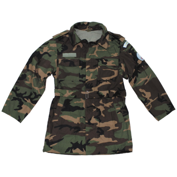 Slovakian army surplus NEW woodland camo field jacket ripstop