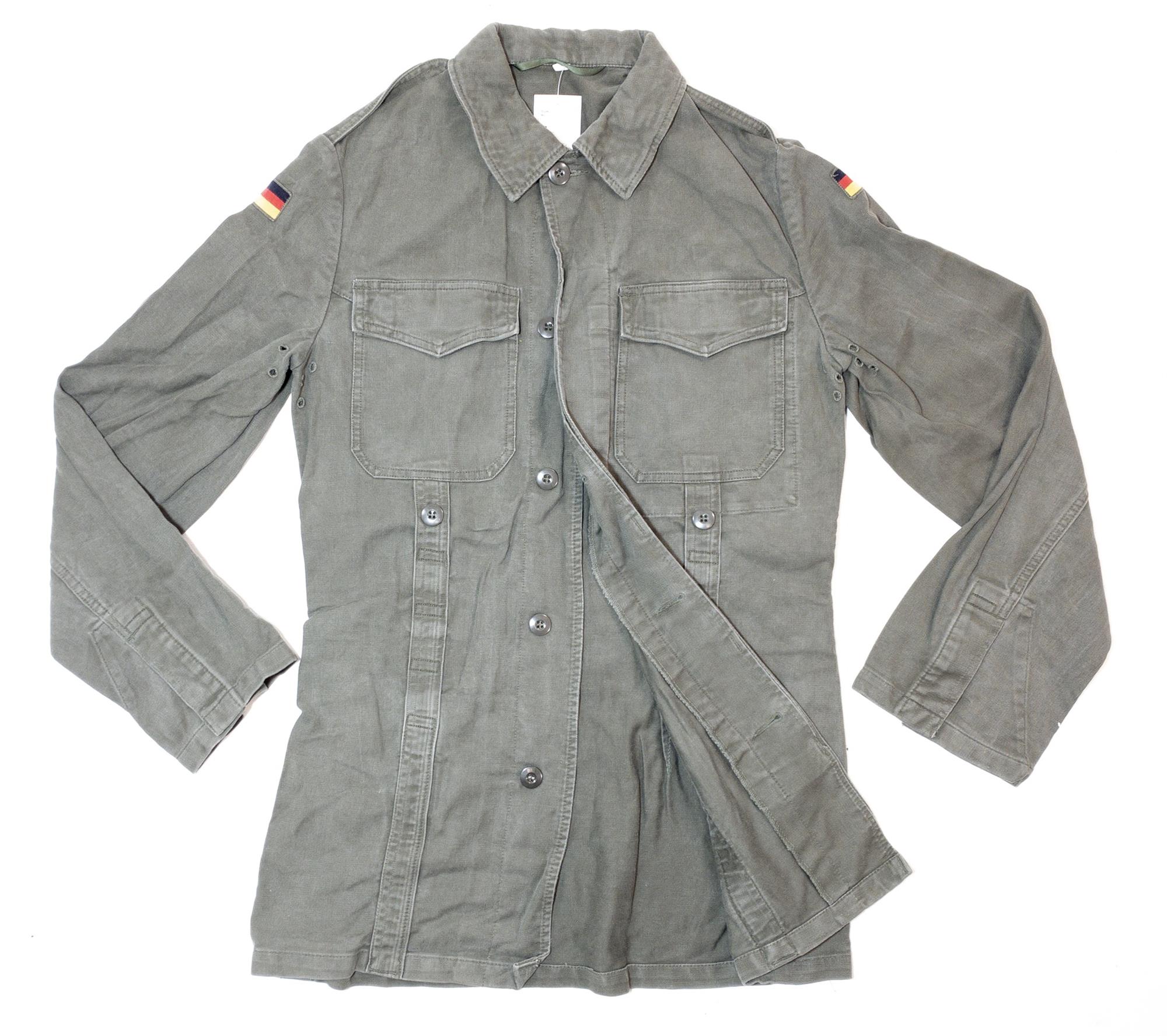 German army vintage military moleskin field jacket heavy cotton 