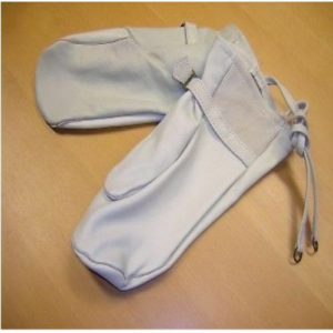 Swedish military army surplus leather snow work gloves